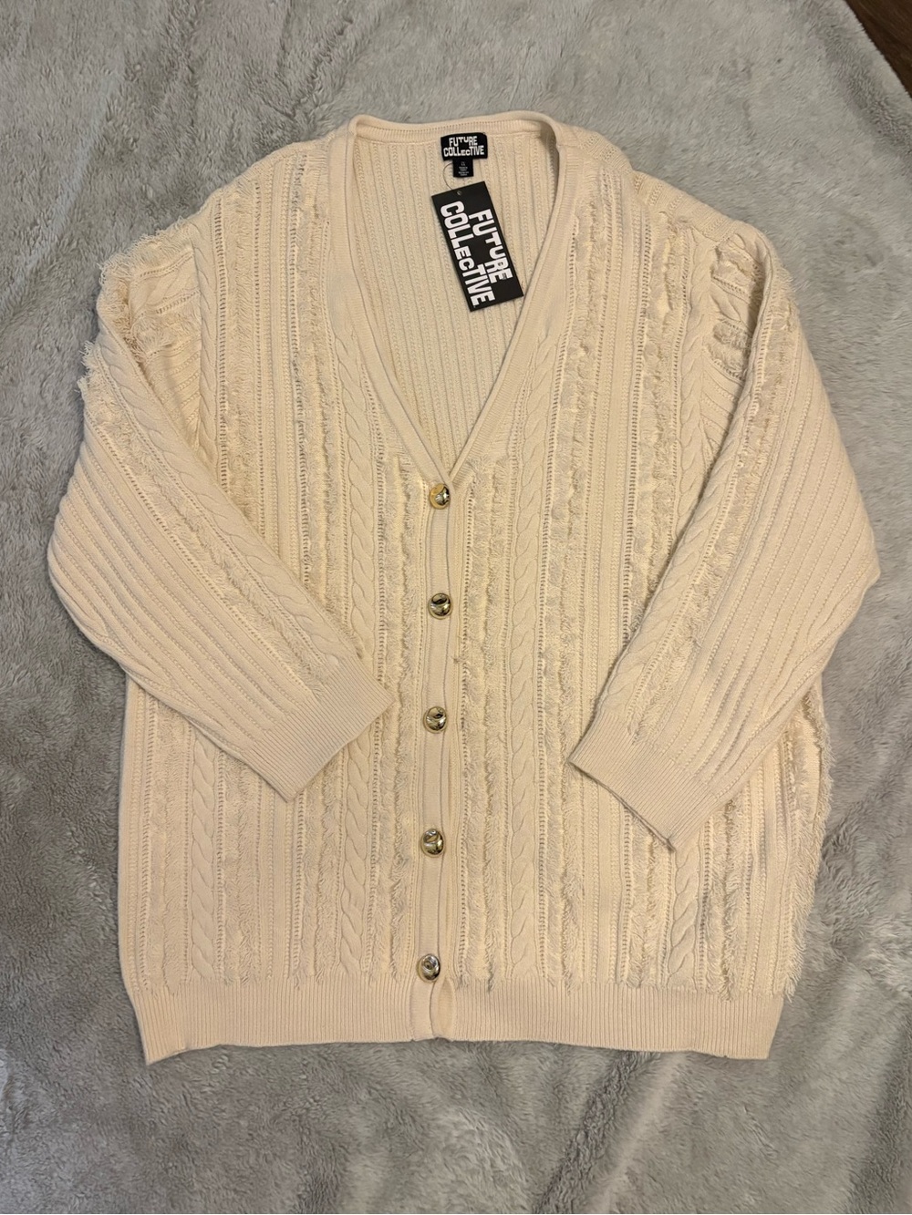 Future Collective Button Down Cardigan